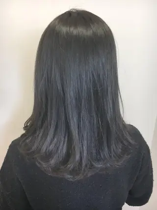 ミディアム カラー 永井 大希のヘアスタイル
