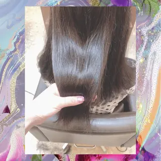 セミロング カラー eN°byyoureshair所属・🎀トップスタイリ スト湯川響🎀のヘアスタイル