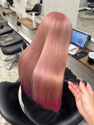 カラー 🌸ハイトーンカラー ゆずな 🌸のヘアスタイル