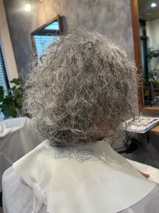 パーマ pegu/ gyokueのヘアスタイル