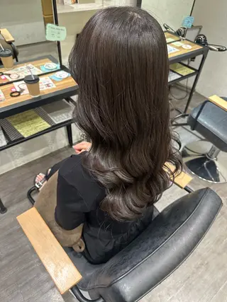 ロング カラー 艶髪レイヤー上田 紗也🇰🇷💗のヘアスタイル