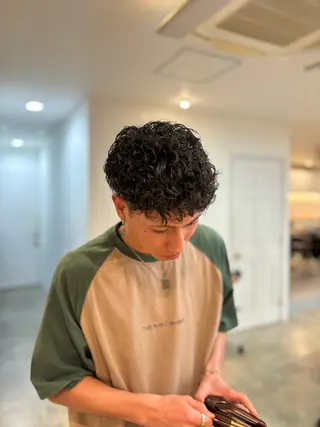 メンズ 高山 鳳成のヘアスタイル