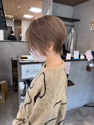 ショート カラー RIENSリエンス ✂️木村康二✂️のヘアスタイル