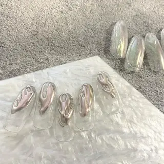 ネイル Ray. ／綺麗目ニュアンスのネイルデザイン