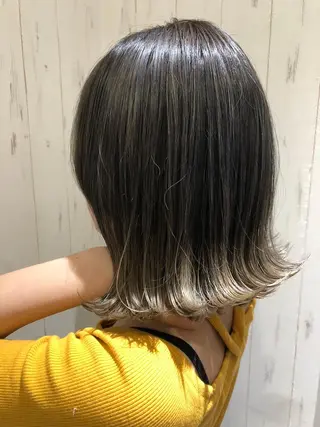 ミディアム カラー メンズ 🌟ブリーチ特化型 ハイトーンカラー🌟のヘアスタイル