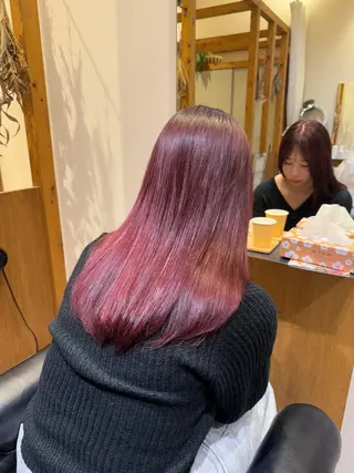 ロング カラー ‎🤍江坂 ハヤシアヤナ‎🤍のヘアスタイル