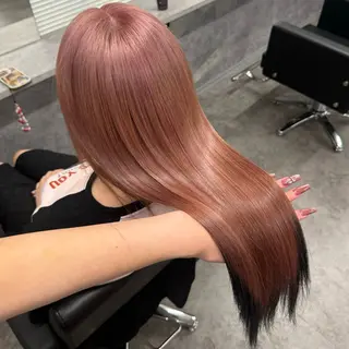 ロング 透明感/ 艶ハイトーン/梨桜のヘアスタイル