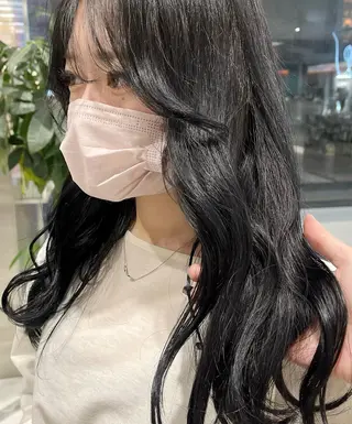 ロング カラー ヘアアレンジ mai🤍縮毛酸性ス トレート/アイリストのヘアスタイル