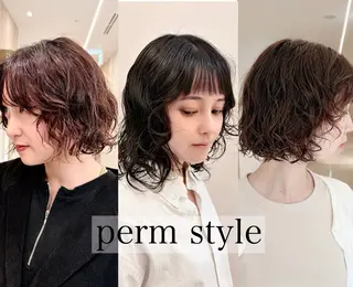 ミディアム foto所属・カット⚡︎パーマ特化 /BLUET/新宿のヘアスタイル