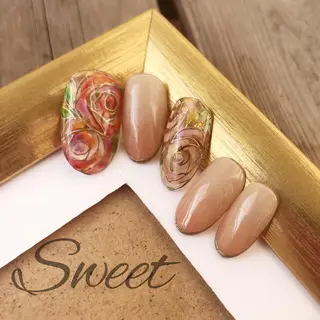 ネイル sweet 仲野陽子のネイルデザイン