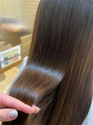 セミロング カラー ハピネスフィール宇治店【FEEL】所属・瀧上 菜津美のヘアスタイル