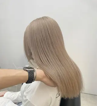 セミロング カラー パーマ ヘアアレンジ メンズ キッズ ネイル マツエク・マツパ アイブロウ ハイライト、レイヤー カット/西梅田/中西のヘアスタイル