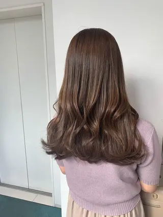 ロング カラー オチ ハナのヘアスタイル