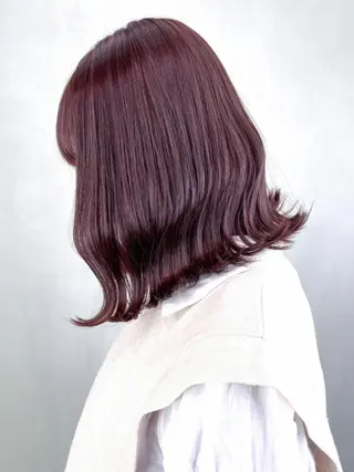 ミディアム カラー パーマ ヘアアレンジ ITbyALBUM 浦和店のヘアスタイル