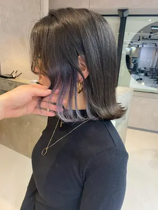 ミディアム 髙橋 玲渚のヘアスタイル