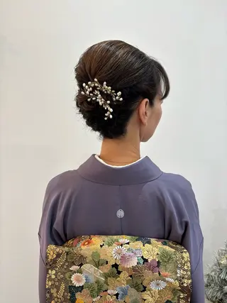 ヘアアレンジ Ruang所属・ツノガイ エリのヘアスタイル