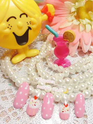 ネイル 🌙都岡 ムーンネイルのネイルデザイン