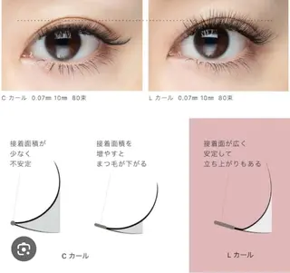 マツエク・マツパ beauty salon mee+所属・mee+ Akiのマツエク・マツパデザイン