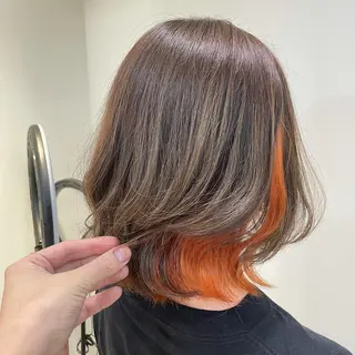 ミディアム カラー 縮毛矯正/髪質改善 /韓国風　山川春輝のヘアスタイル