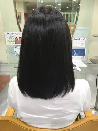 ミディアム 三田 豪のヘアスタイル