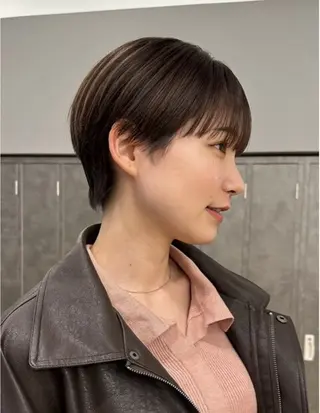 ショート 似合わせショート 森岡俊亮のヘアスタイル