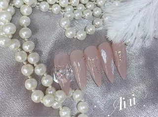 ネイル ネイルサロンAiri 長さ出し·シンプルのネイルデザイン