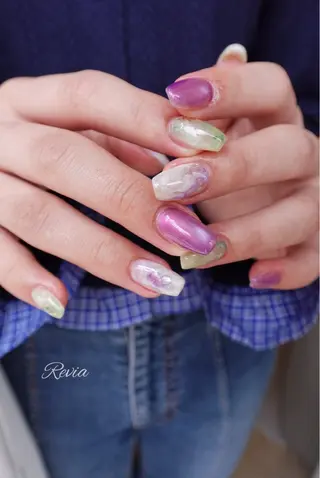 ネイル revia所属・ERI Nailistのネイルデザイン