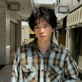 ショート モモセ ユメトのヘアスタイル