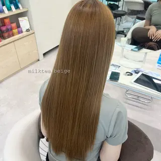 ロング カラー 美髪矯正/髪質改善/ 艶髪🤍伊藤梨紗のヘアスタイル