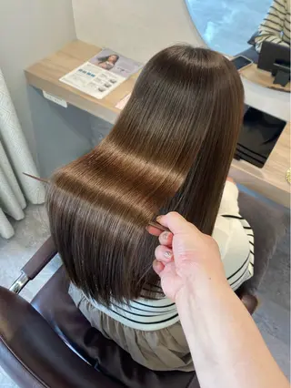 ロング カラー 髪質改善🫧ベージュ 椙山 響のヘアスタイル