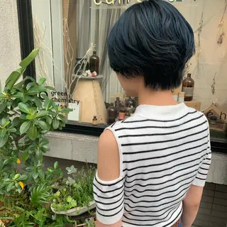 ショート 艶髪color💎髪 質改善ストレート大吉のヘアスタイル