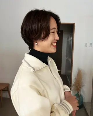 ショート メンズハイトーン/栄 /イトウタケルのヘアスタイル