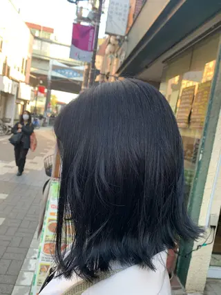 セミロング カラー ヘアアレンジ Sia中野新橋 『JUNYA』のヘアスタイル