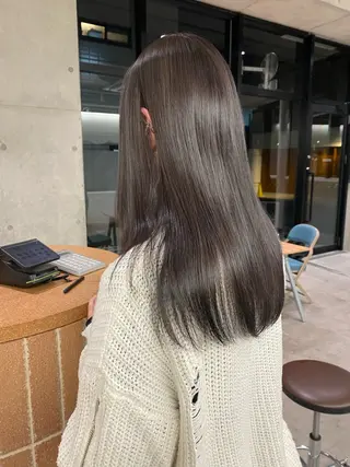 ロング カラー レイヤー/柔色 カラー/SAkiのヘアスタイル