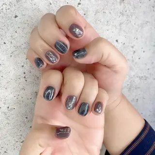 ショート カラー パーマ ヘアアレンジ メンズ キッズ ネイル マツエク・マツパ Salon Ｋのネイルデザイン