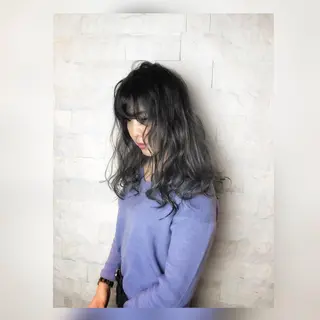 ミディアム 圧倒的美髪ストレート ツダケイタロウのヘアスタイル