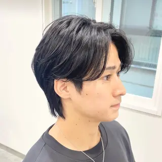 メンズ グレージュ/レイヤー ふうか　渋谷のヘアスタイル