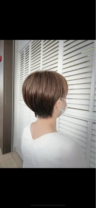 ショート エアービジュー所属・宮越 えこのヘアスタイル