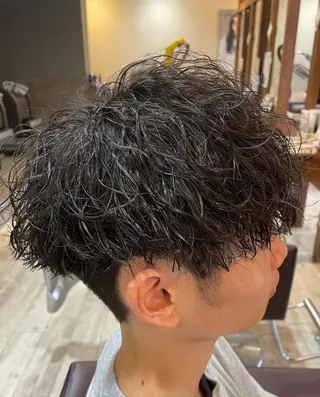 メンズ 仙台/メンズ/ フェザー/リョウのヘアスタイル