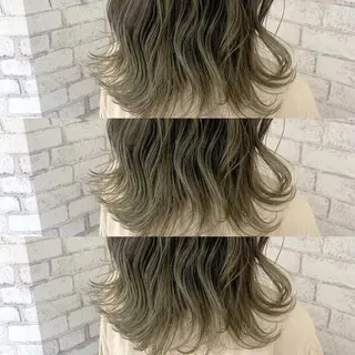 ミディアム カラー 赤み消しカラー /透明感カラー 上長のヘアスタイル