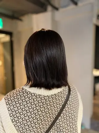 ミディアム カラー 艶髪/髪質改善/ MONSO山本のヘアスタイル