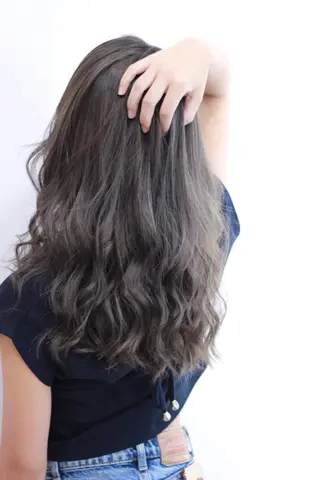 セミロング カラー シールエクステ🎀 ハイトーン特化🎀のヘアスタイル