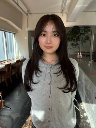 ロング レイヤー/顔周り/ 透明感/ののか💞のヘアスタイル