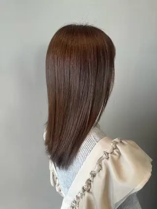 セミロング Agu まゆかのヘアスタイル