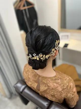 ヘアアレンジ 似合わせヘアメイク 💐オダギリチアキのヘアスタイル