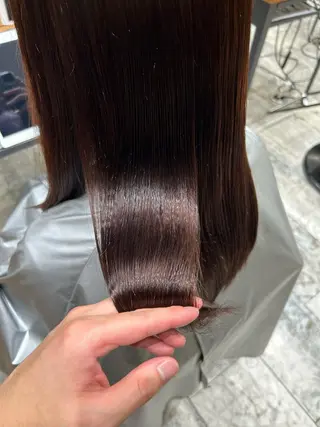 ロング カラー パーマ 新宿✨顔周りカット 韓国ヘア/坂本亜裟海のヘアスタイル