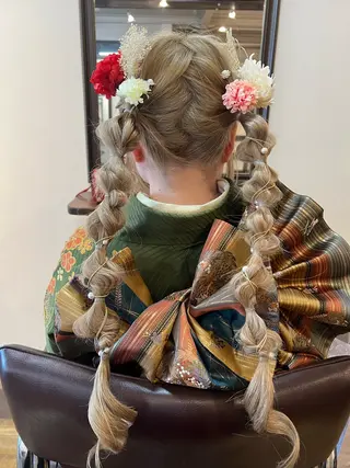 ロング ヘアアレンジ 大西 碧海のヘアスタイル