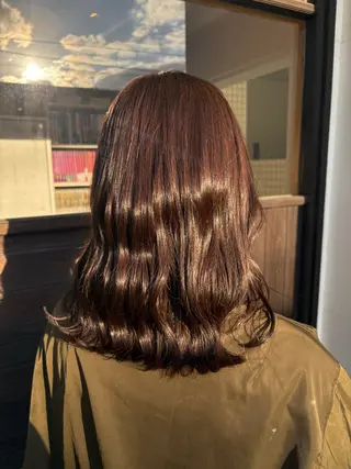 カラー 松田 遥香のヘアスタイル