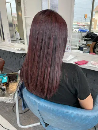 セミロング カラー TELAHAIR 副代表　菊池謙のヘアスタイル