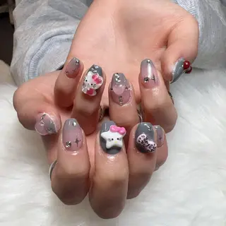 ネイル 🎀nana🫧 ワンホンネイル🎀のネイルデザイン